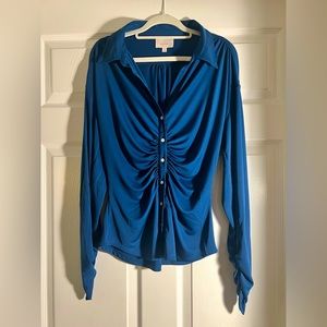 Cinq à Sept button down stretch work shirt